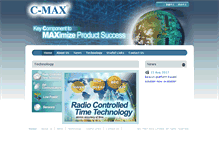 Tablet Screenshot of c-max.com.hk